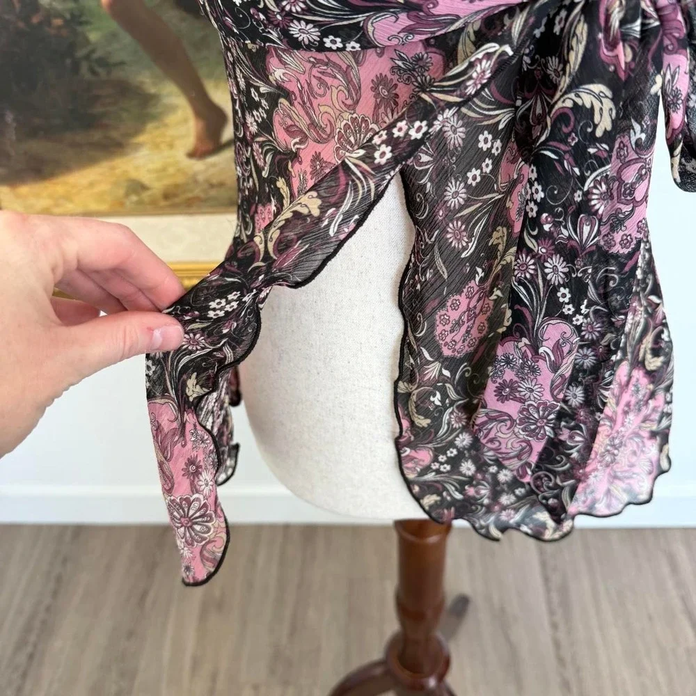 A. Byer Y2K Fairycore Sheer Cami